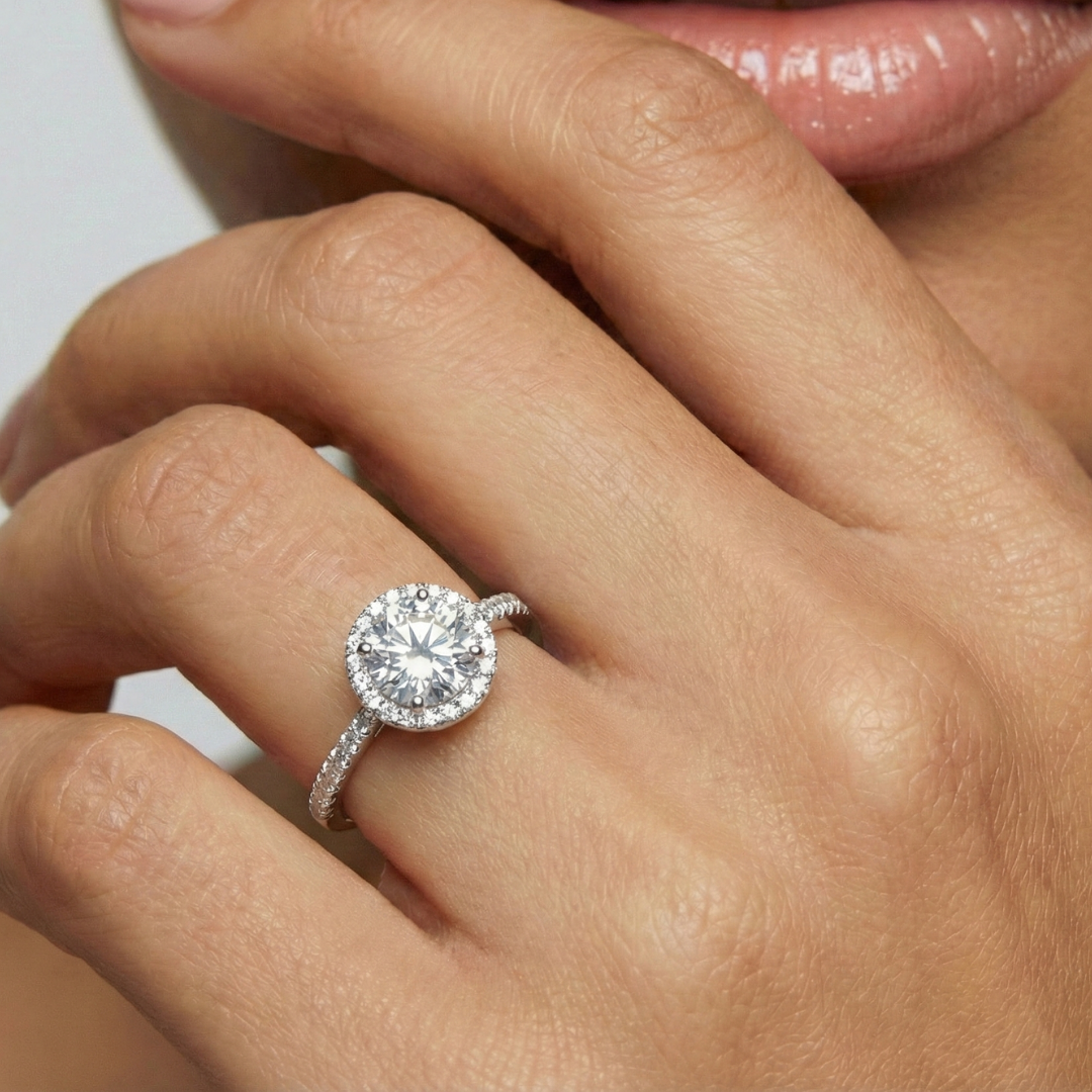 Deyna Ring - Rhodium-plated 925 silver