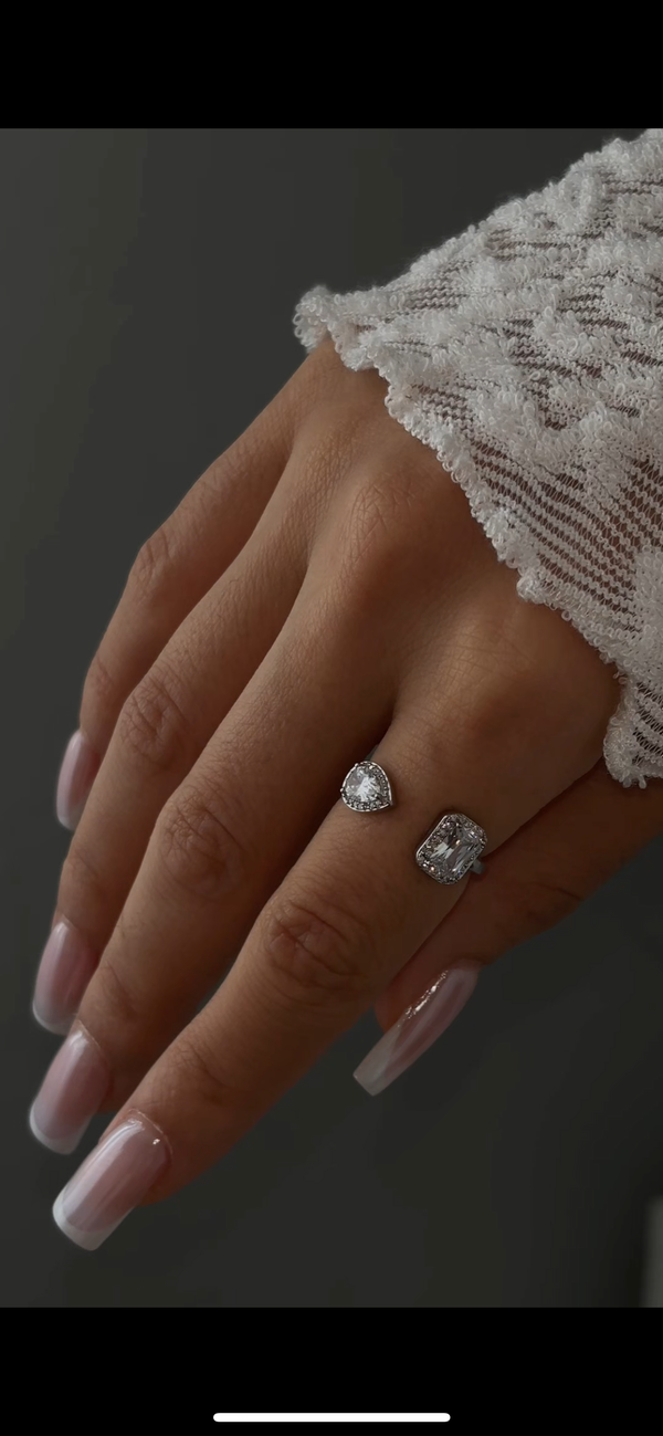 Bague Toi & Moi I Argent 925