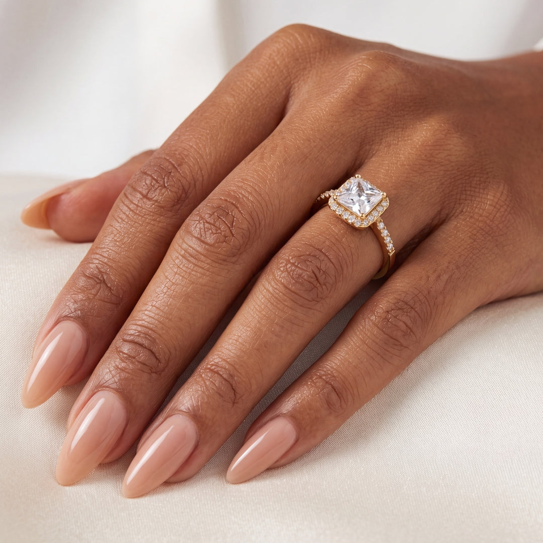 Bague Diana - Plaqué or