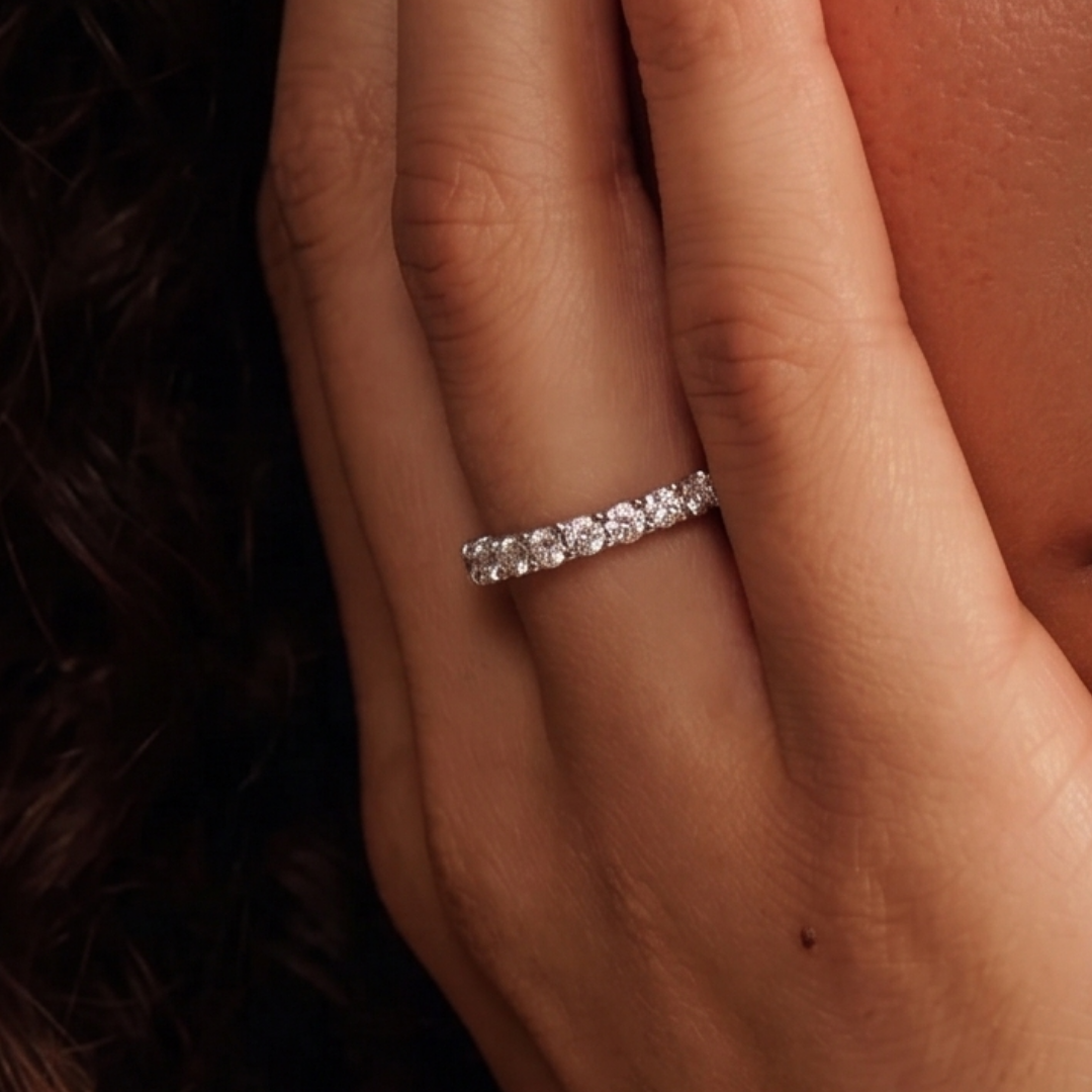 Alliance américaine fine - Argent rhodié