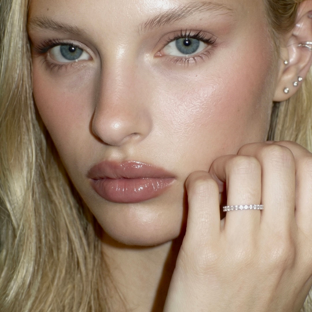 Alliance américaine fine - Argent rhodié