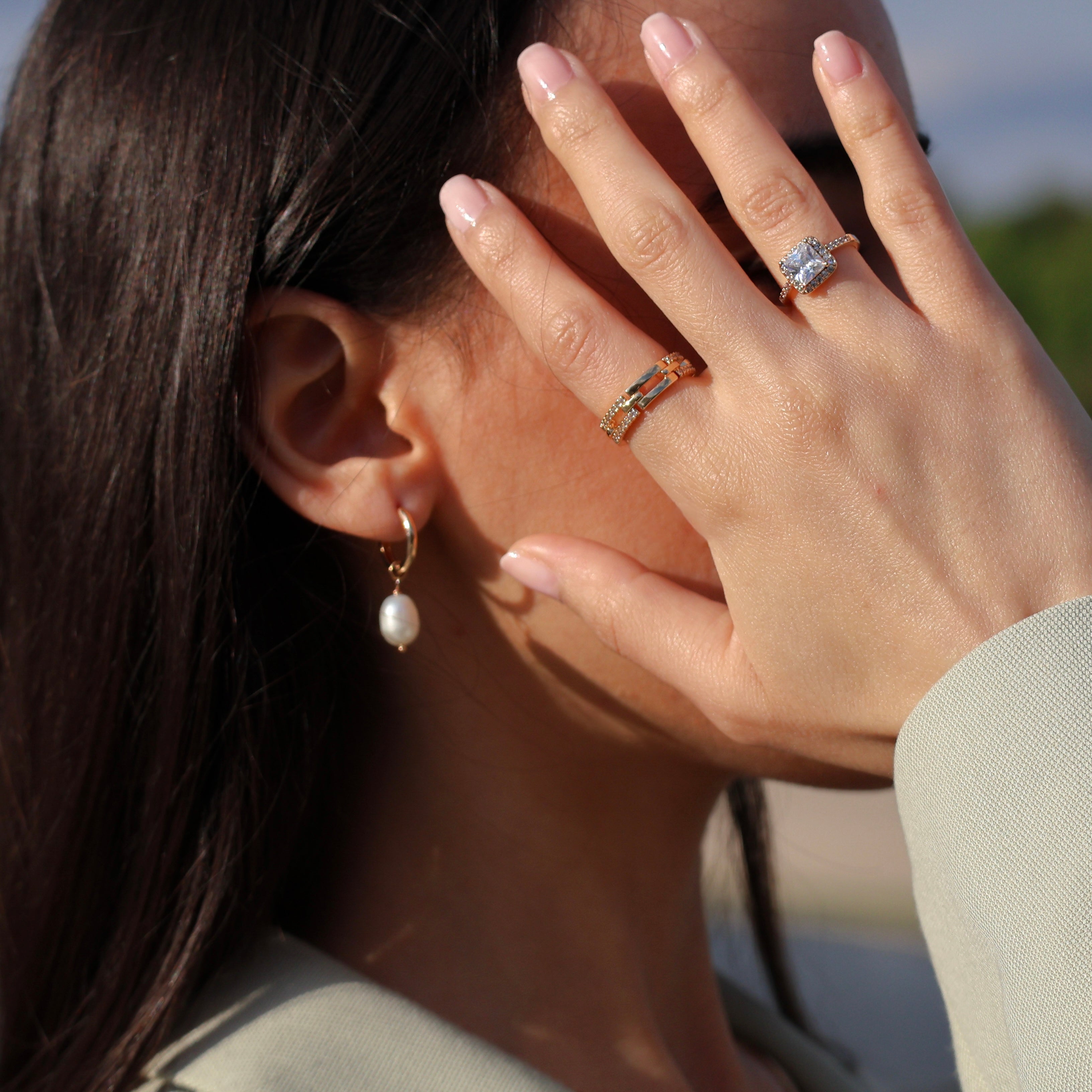 Bague Diana - Plaqué or