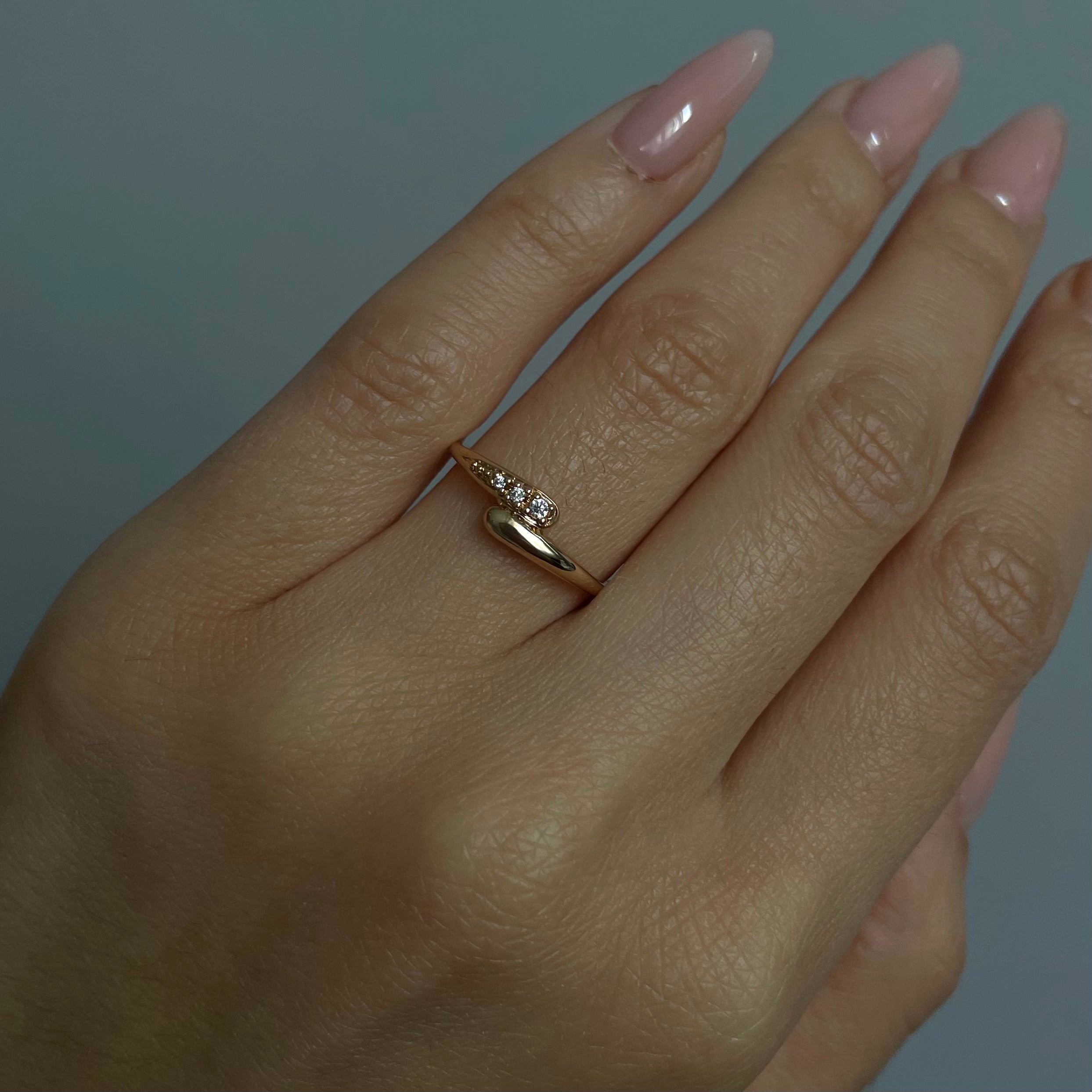 Bague Alma- Plaqué or 18K