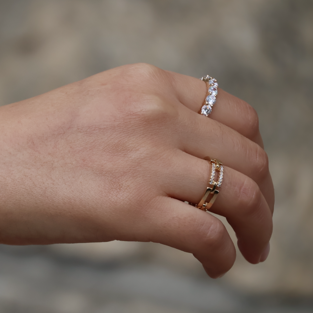 Alliance américaine - Plaqué or 18K