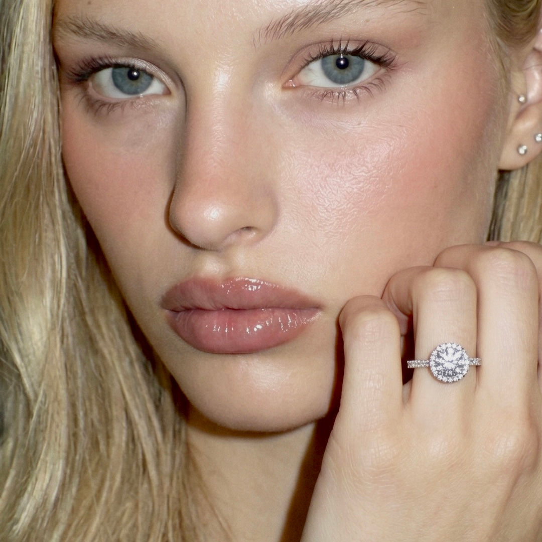 Deyna Ring - Rhodium-plated 925 silver