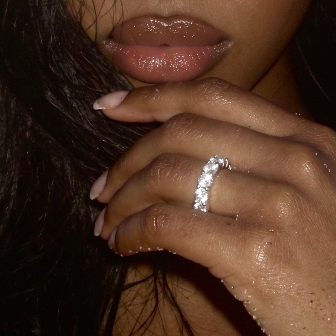 Alliance américaine - Argent  rhodié