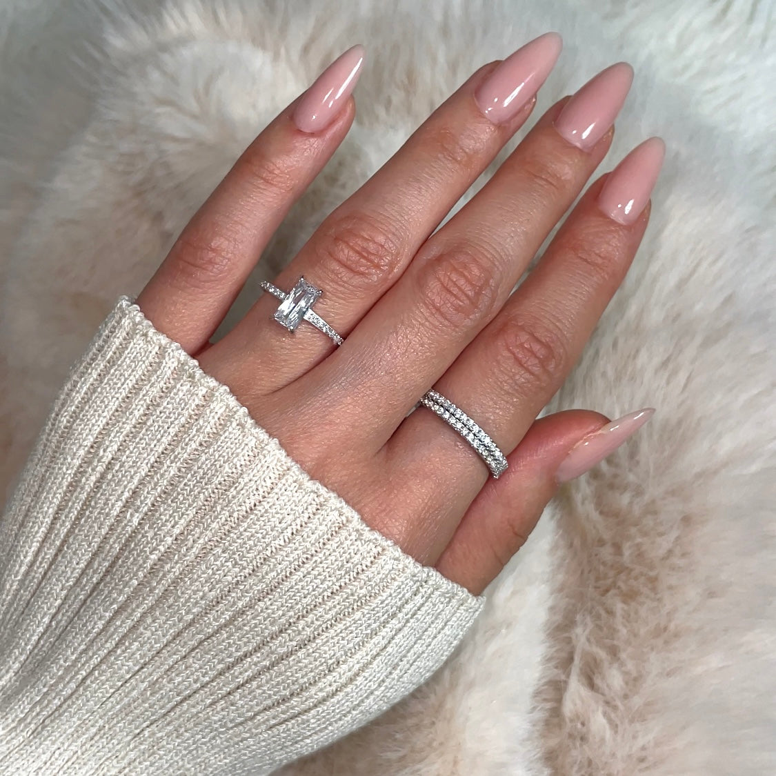 Bague Emeraude - Argent 925 rhodié