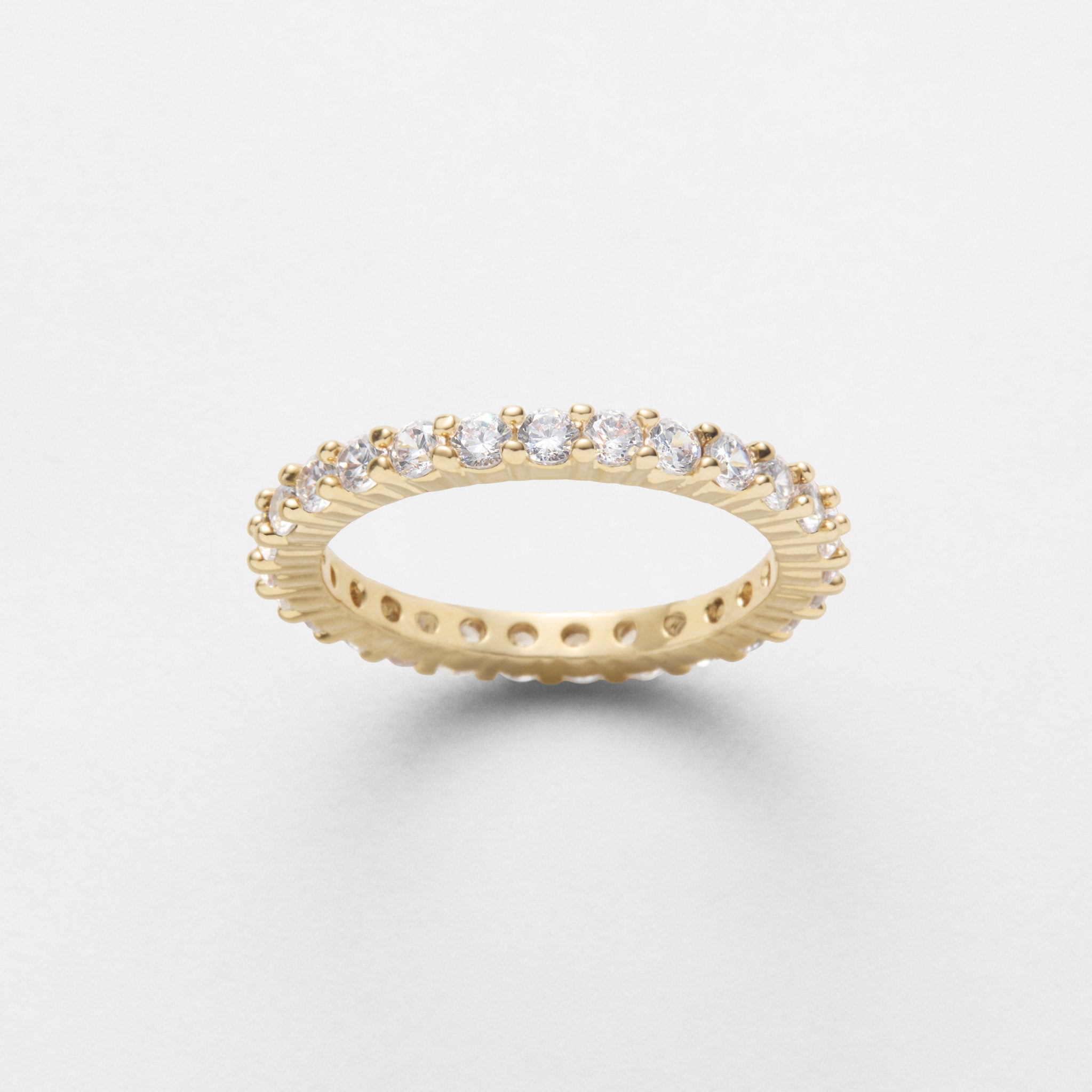 Alliance américaine fine - Plaqué or 18K