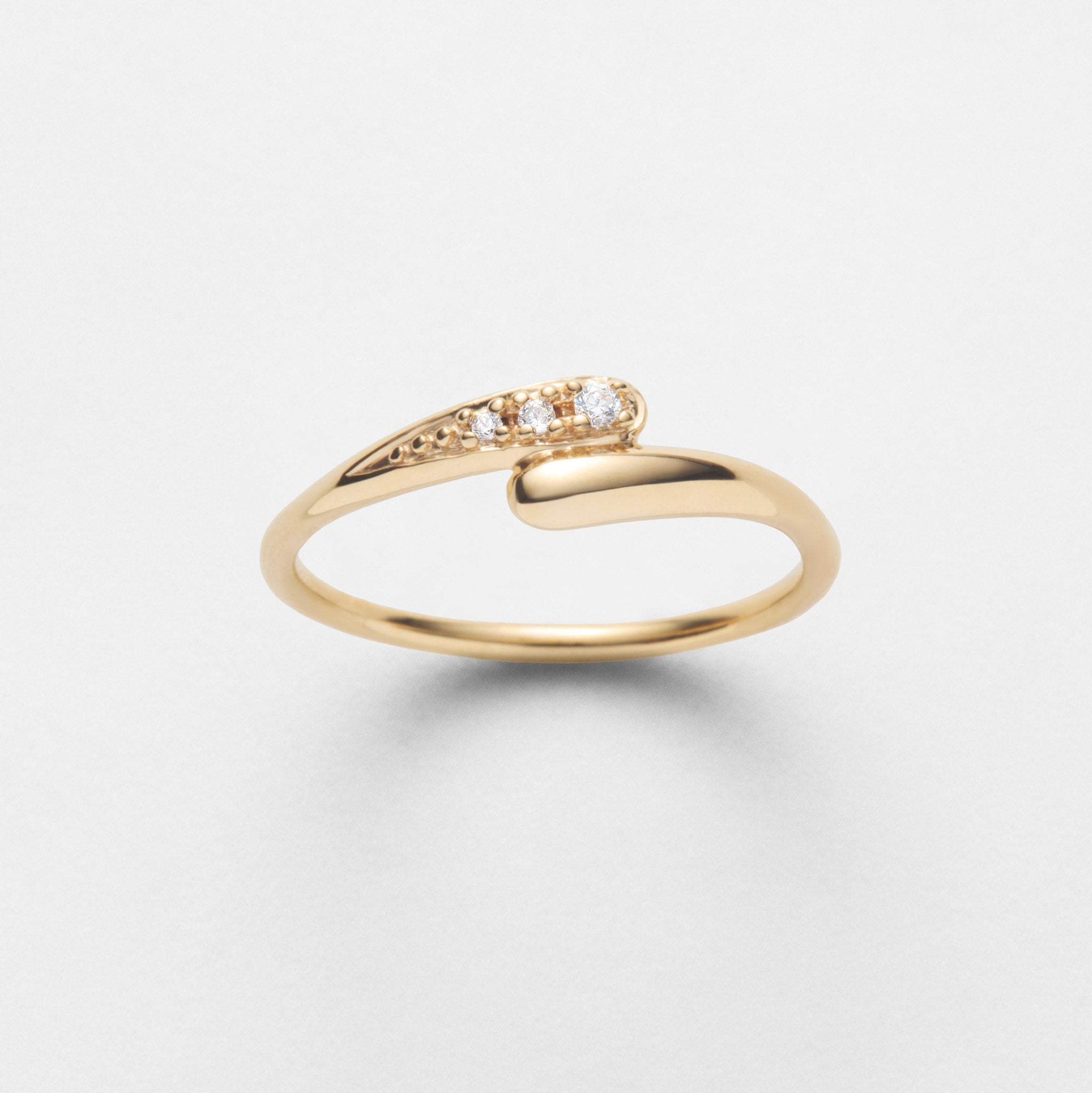Bague Alma- Plaqué or 18K