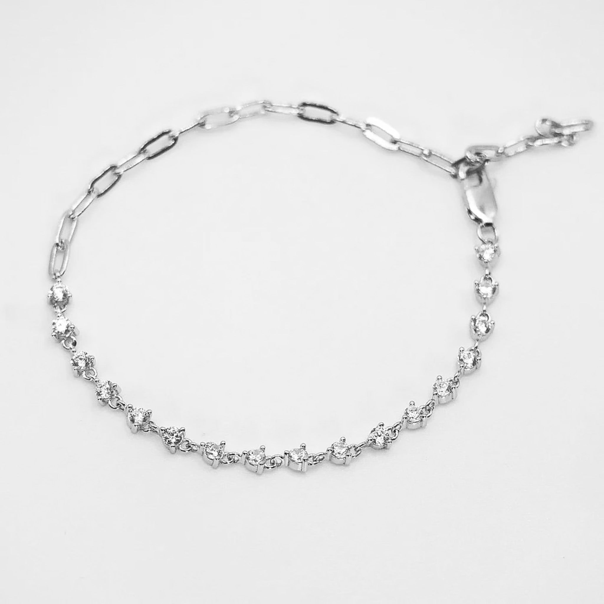Bracelet scintillant - Argent 925 rhodié