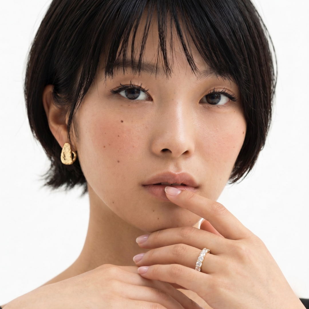 Alliance américaine - Plaqué or 18K