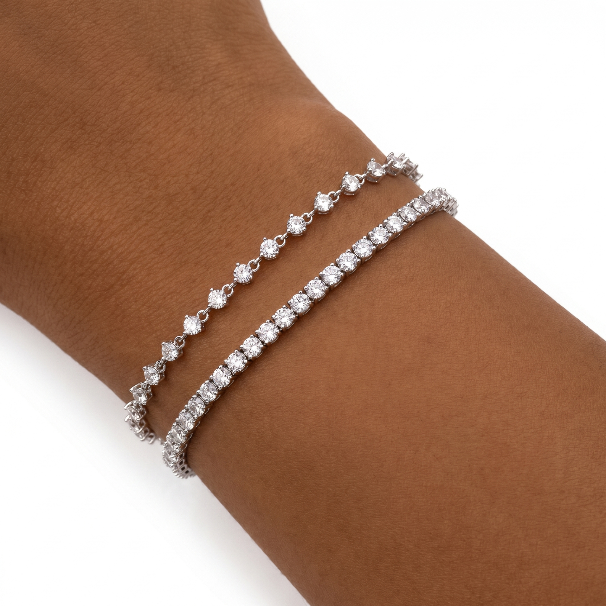 Bracelet scintillant - Argent 925 rhodié