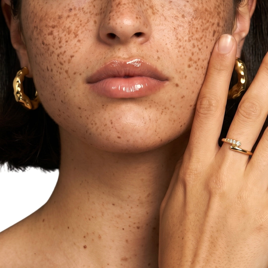 Bague Alma- Plaqué or 18K