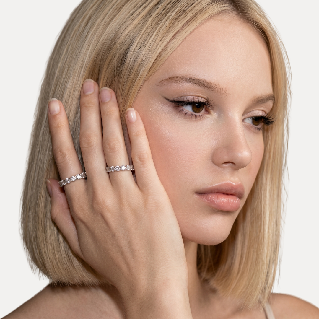 Alliance américaine - Argent  rhodié