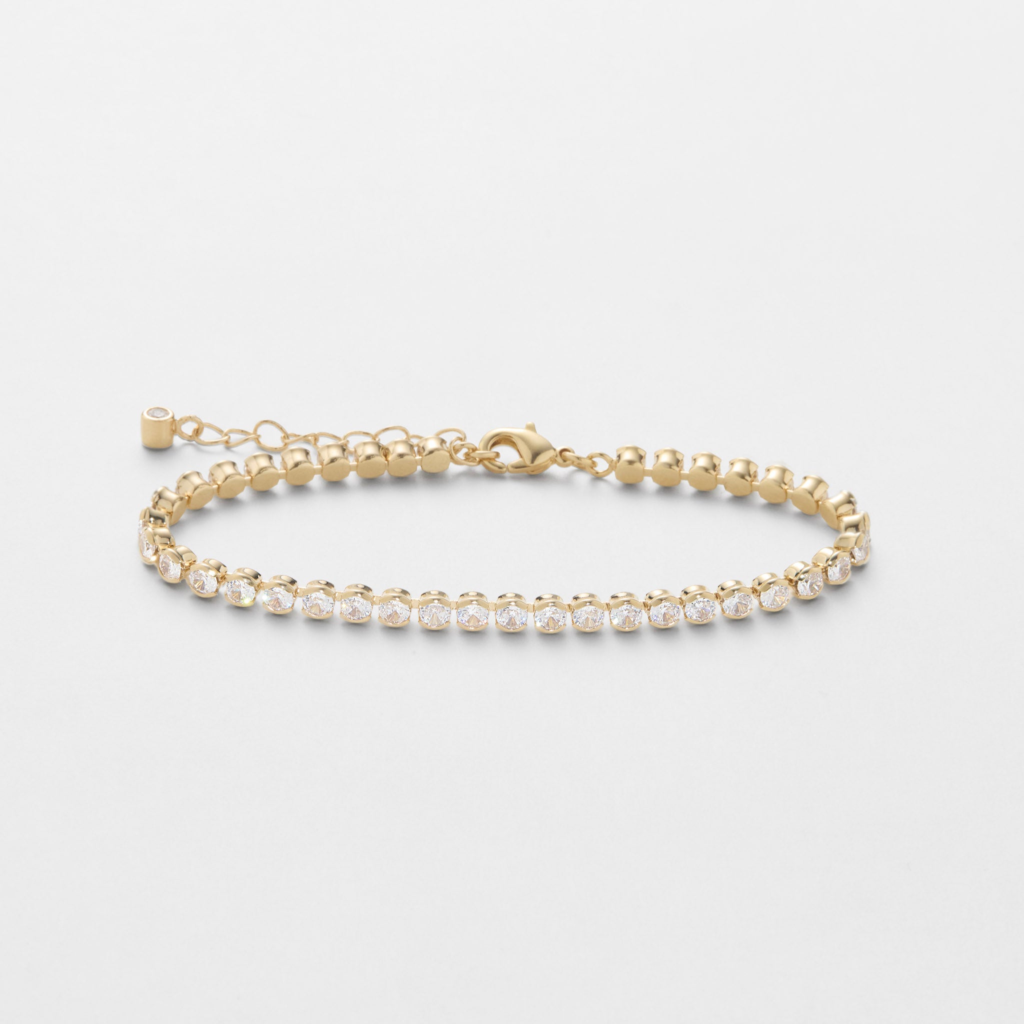 Bracelet riviere scintillant Aurora - Plaqué or 18K