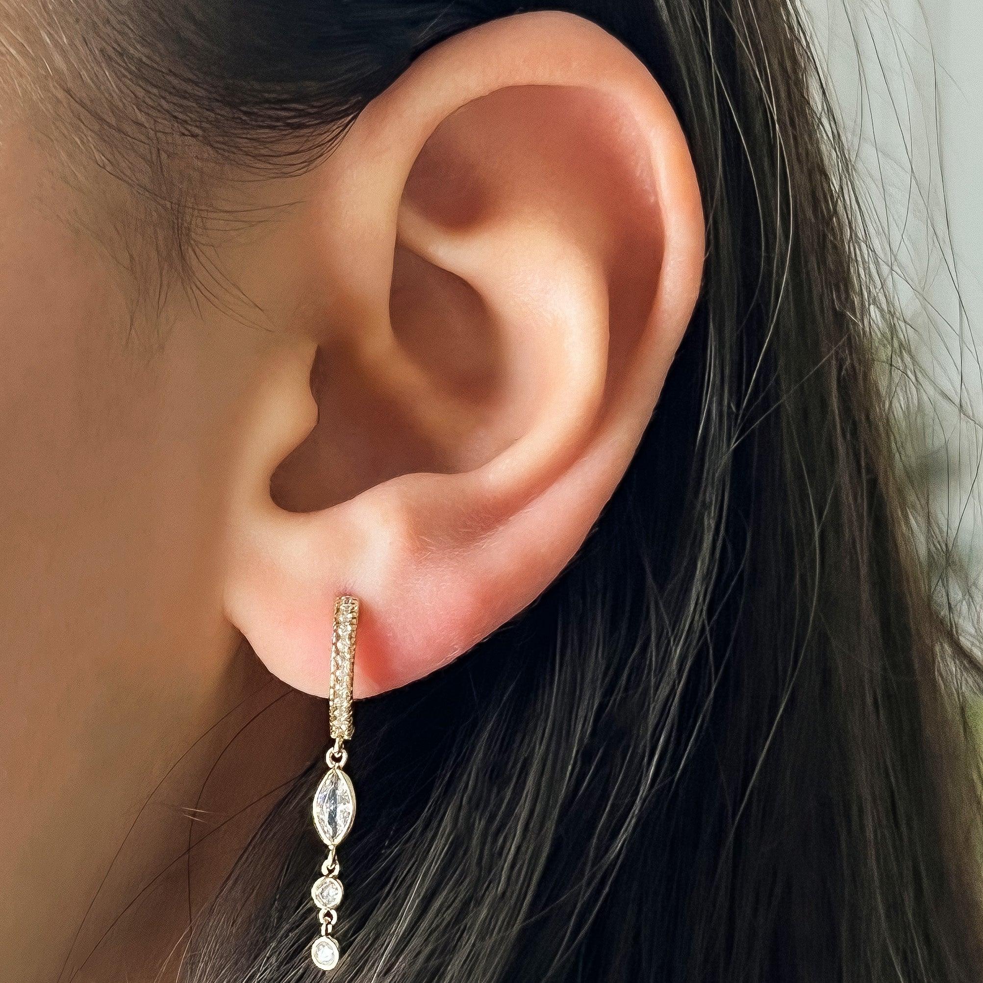 Boucle d'oreille Leya - Kharaz Jewelry